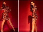 Nora Fatehi has 36.8 million followers on her Instagram handle. The actor makes sure to keep her wellwishers updated with all her doings. Recently, she made her fans go gaga by sharing stills of herself in a multi-coloured bodycon dress.(Instagram/@norafatehi) Nora Fatehi has 36.8 million followers on her Instagram handle. The actor makes sure to keep her wellwishers updated with all her doings. Recently, she made her fans go gaga by sharing stills of herself in a multi-coloured bodycon dress.(Instagram/@norafatehi)