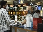 Liquor shop owners are encouraging customers to buy India made foreign liquor. (HT archive) Liquor shop owners are encouraging customers to buy India made foreign liquor. (HT archive)