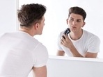 Shaving can be cumbersome with shaving cream, water, razor and brush. Shaving can be cumbersome with shaving cream, water, razor and brush.