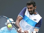 India’s Prajnesh Gunneswaran in action during the match against Japan’s Tatsuma Ito in January(Reuters) India’s Prajnesh Gunneswaran in action during the match against Japan’s Tatsuma Ito in January(Reuters)