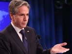 Mr Blinken has accused Russia of putting “a gun to the head of Ukraine” by amassing 100,000 troops near its borders