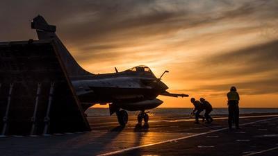 Rafale-M fighters are embarked on the French Navy’s nuclear-powered aircraft carrier Charles de Gaulle (Photo courtesy: Dassault Aviation) Rafale-M fighters are embarked on the French Navy’s nuclear-powered aircraft carrier Charles de Gaulle (Photo courtesy: Dassault Aviation)