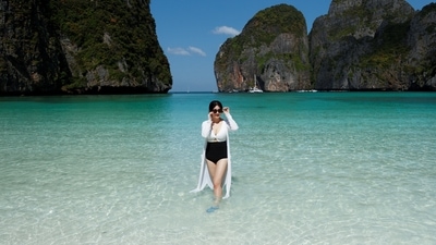 To ensure it remains protected, authorities said only up to 375 visitors will be allowed to visit at one time and swimming will be prohibited for now. Boats will only be allowed to dock at a designated location at the back of the bay to avoid damaging coral reefs, they said. (REUTERS)