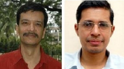 Professor Rangan Banerjee (L) and Professor V Kamakoti (R) have been appointed directors of IIT-Delhi, and IIT-Madras, respectively
