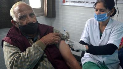 According to the UT health department, the target population for booster dose is over 50,000 in Chandigarh. (HT Photo)