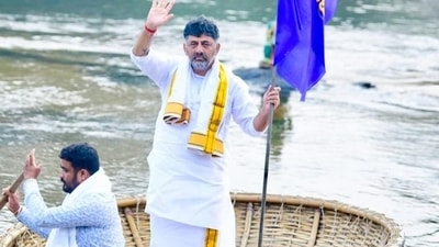 Karnataka Congress chief DK Shivakumar (Twitter/@DKShivakumar) Karnataka Congress chief DK Shivakumar (Twitter/@DKShivakumar)