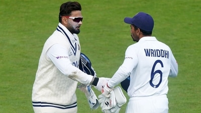 Rishabh Pant and Wriddhiman Saha. (Getty) Rishabh Pant and Wriddhiman Saha. (Getty)