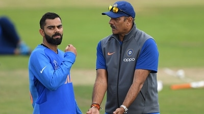 Ravi Shastri and Virat Kohli.&nbsp; (Getty)