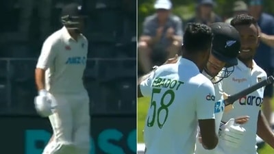 Ross Taylor received a warm welcome and send-off from the Bangladesh cricketers. &nbsp; (Twitter)