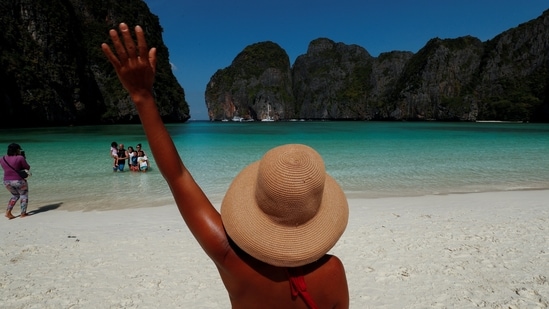 It is only accessible by boats from nearby spots such as the islands of Phuket or Phi Phi, or mainland Krabi.(REUTERS)
