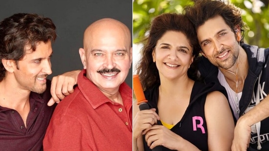 Hrithik Roshan reacts to her parents birthday wishes.