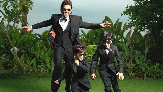 hrithik roshan sons 1641810128052 1641810142522 Hrithik Roshan once invested three hours in convincing them to dress up formally and he said it was totally worth it. 