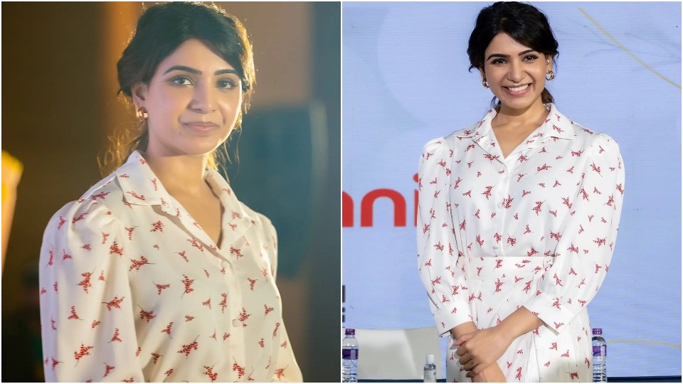 Samantha Ruth Prabhu is graceful in white blouse and skirt for ...