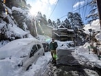 The famous Indian tourist destination in Himachal Pradesh, Shimla, also known as Queen of Hills, witnessed the season's first snowfall on January 8. Roads connecting the state capital with the upper areas of Shimla district were affected due to the accumulation of snowfall.(PTI)