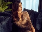 Rashmika Mandanna serves sizzling look in plunging neck gold Manish Malhotra gown, asks fans about the look Rashmika Mandanna serves sizzling look in plunging neck gold Manish Malhotra gown, asks fans about the look