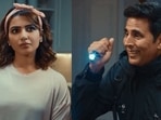 Samantha Ruth Prabhu and Akshay Kumar in a still from the ad. Samantha Ruth Prabhu and Akshay Kumar in a still from the ad.