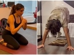 Samantha Ruth Prabhu made her team do kneeling squat jumps. Samantha Ruth Prabhu made her team do kneeling squat jumps.
