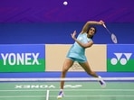 PV Sindhu in action(BAI) PV Sindhu in action(BAI)
