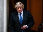 British Prime Minister Boris Johnson leaves Downing Street 10.(Reuters)