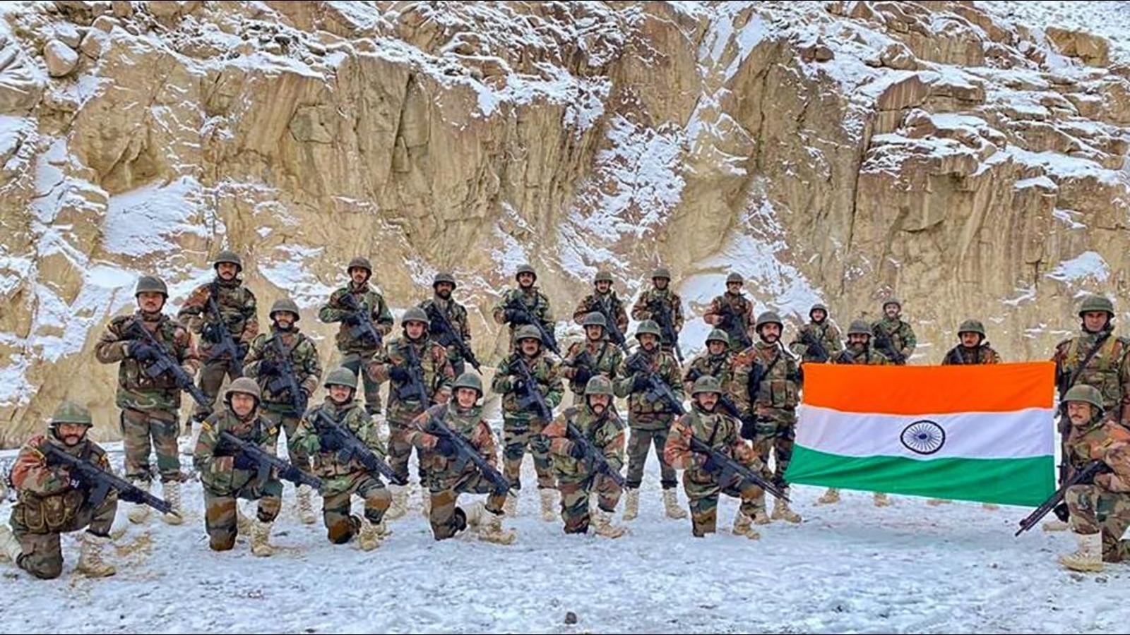 Indian Soldiers At Border