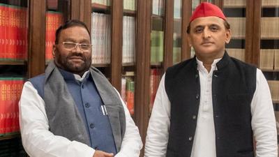 Swami Prasad Maurya’s exit from the BJP comes as a setback to Yogi Adityanath government in Uttar Pradesh ahead of assembly elections to be held from February 10 (Twitter/yadavakhilesh) Swami Prasad Maurya’s exit from the BJP comes as a setback to Yogi Adityanath government in Uttar Pradesh ahead of assembly elections to be held from February 10 (Twitter/yadavakhilesh)