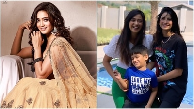 Palak Tiwari commented on Shweta Tiwari's pictures.