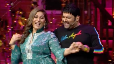 Kapil Sharma and Archana Puran Singh on The Kapil Sharma Show. Kapil Sharma and Archana Puran Singh on The Kapil Sharma Show.