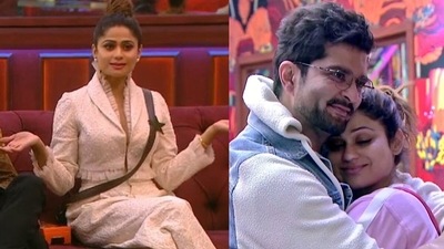 Shamita Shetty was shocked when Neha Bhasin joked that Raqest Bapat had made a new girlfriend. Shamita Shetty was shocked when Neha Bhasin joked that Raqest Bapat had made a new girlfriend. 