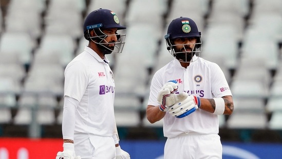 ANI 20220111082 0 1641914425478 1641914500456 Cape Town, Jan 11 (ANI): India's Cheteshwar Pujara and India's Virat Kohli on the first day of the third Test cricket match between South Africa and India, at Newlands stadium in Cape Town on Tuesday. (ANI Photo)(ANI)