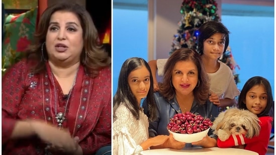 Farah Khan is mother to triplets - Diva, Anya and Czar.