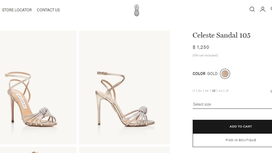 The Celeste Sandals.&nbsp;(aquazzura.com)