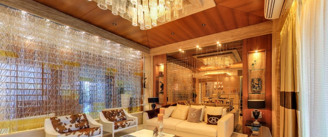 A view of the living room at the show house. (Windsor Grande Residences)