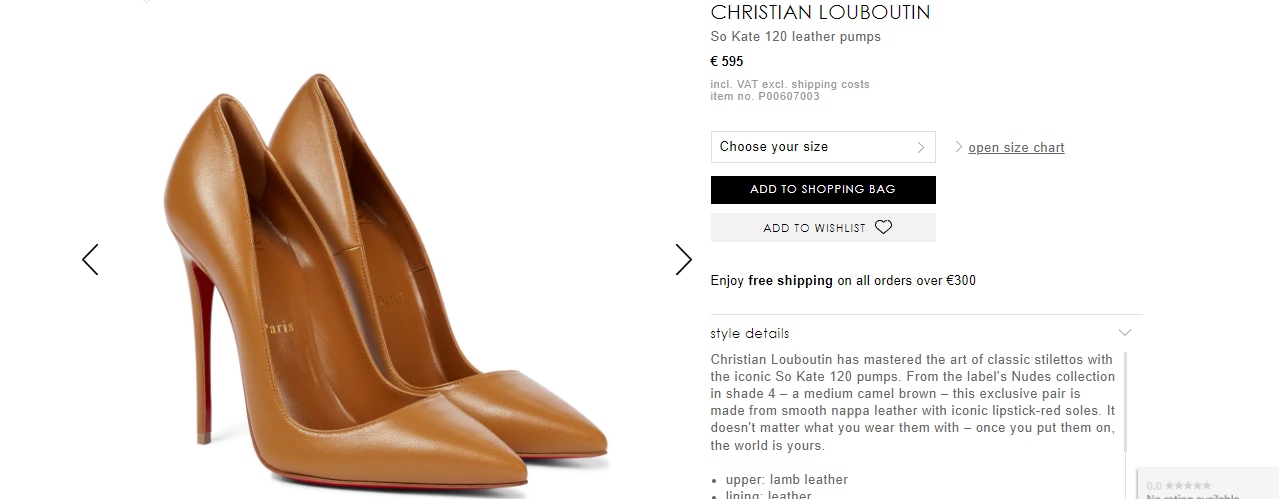 The Christian Louboutin So Kate Pumps.&nbsp; (mytheresa.com)