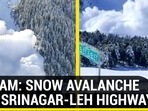 ON CAM: SNOW AVALANCHE HITS SRINAGAR-LEH HIGHWAY ON CAM: SNOW AVALANCHE HITS SRINAGAR-LEH HIGHWAY