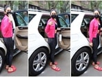 Rakul Preet Singh sports a pair of slip-on slippers to gym, looking chic and fun.