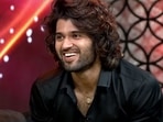 Vijay Deverakonda in a still from Unstoppable promo. Vijay Deverakonda in a still from Unstoppable promo.