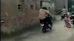 The two men, accused of killing Siwan BJP’s Janardhan Singh, are seen fleeing from the spot in a view recorded by a neighbour (Twitter/Video Screengrab) The two men, accused of killing Siwan BJP’s Janardhan Singh, are seen fleeing from the spot in a view recorded by a neighbour (Twitter/Video Screengrab)