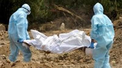 1,350 bodies have been laid to rest in the Covid section of the ITO graveyard in the last two years, an official said. (ANI) 1,350 bodies have been laid to rest in the Covid section of the ITO graveyard in the last two years, an official said. (ANI)
