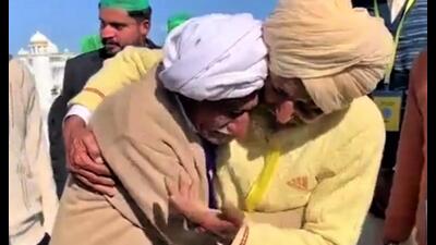 A video capturing the visibly emotional reunion of the siblings, Siddique and Habib , at Kartarpur Corridor on Tuesday has been widely circulated on social media
