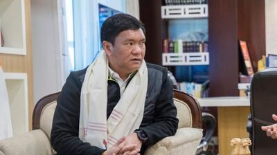 Itanagar district authorities said the ban on mobile internet was necessary “to prevent occurrence of serious law and order problems” during the proposed bandh called by ANYA to seek chief minister Pema Khandu’s resignation (Twitter/@PemaKhanduBJP)