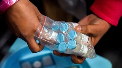 ICMR informed that covid booster dose should be taken six months after the completion of the double dose of covid vaccination. It will help in the growth of immunity of the body. (ANI) ICMR informed that covid booster dose should be taken six months after the completion of the double dose of covid vaccination. It will help in the growth of immunity of the body. (ANI)