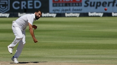India's Mohammed Shami in action. India's Mohammed Shami in action. 