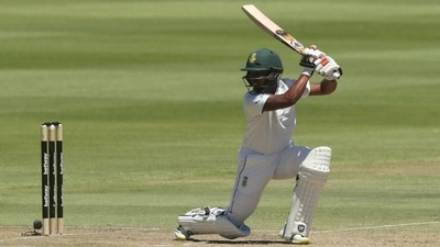 South Africa's Keegan Petersen in action (REUTERS)