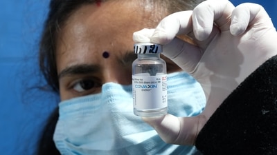 A booster shot of Covaxin is administered six months after the last of two doses. (Bloomberg) A booster shot of Covaxin is administered six months after the last of two doses. (Bloomberg)