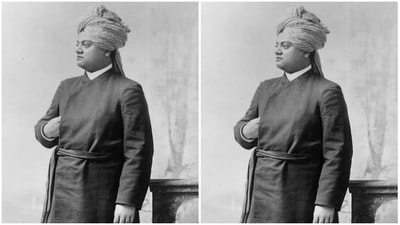 Swami Vivekananda was born on January 12, 1863, in Calcutta. Swami Vivekananda was born on January 12, 1863, in Calcutta.