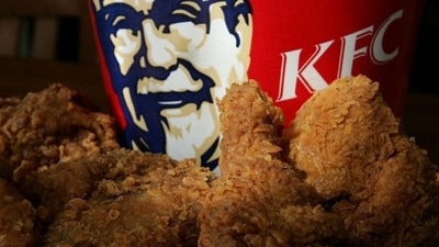Operations Director Jonathan Liew Tiong Soo, a representative for KFC, received the charges on behalf of the company. (AFP file photo)