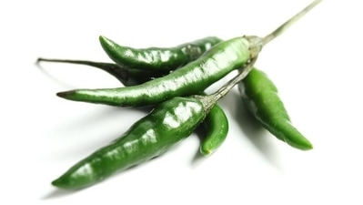 Green chilli: Green chilli is not only a good source of vitamin C, but also a natural source of iron. Include it in your diet for an excellent and glowing skin. 1 green chilli is packed with 109 mg of vitamin C. (Pixabay) Green chilli: Green chilli is not only a good source of vitamin C, but also a natural source of iron. Include it in your diet for an excellent and glowing skin. 1 green chilli is packed with 109 mg of vitamin C. (Pixabay)