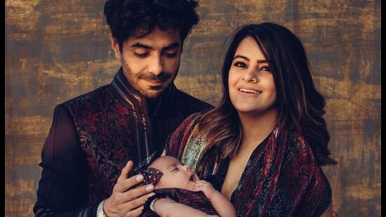 Aparshakti Khurana and his wife Aakriti Ahuja became parents to baby Arzoie on August 27 last year