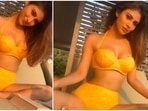 The gorgeous Mouni Roy, who is currently making headlines for rumours about her wedding with Dubai-based businessman Suraj Nambiar, recently took to her Instagram handle to treat her fans with photos of herself reading a book outdoors in bright yellow swimwear.