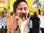 TMC chief Mamata Banerjee with MGP leaders after announcing alliance for Goa elections. (ANI) TMC chief Mamata Banerjee with MGP leaders after announcing alliance for Goa elections. (ANI)